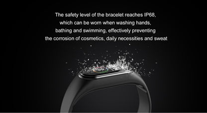 Smart Bracelet Fitness Tracker  Waterproof Heart Rate Blood Pressure Fitness Bracelet Smart Watch