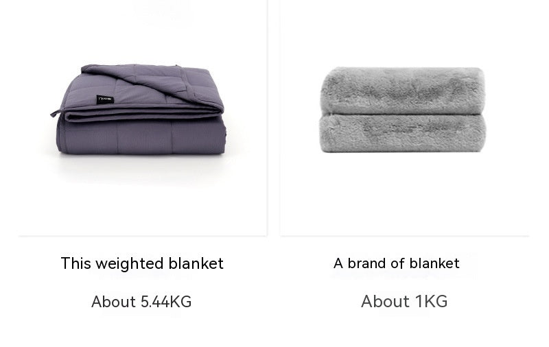 Gravity Weighted Pure Cotton Blanket Household