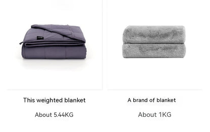 Gravity Weighted Pure Cotton Blanket Household