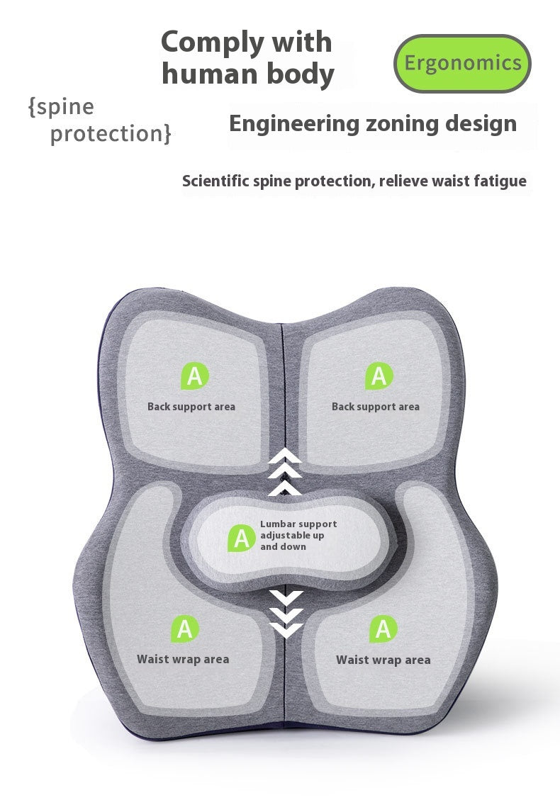 Lumbar Support Pillow Seat Back Waist Pillow Lumbar Support