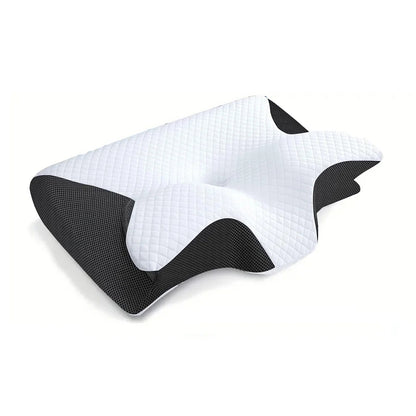 Memory Foam Cervical Pillow, 2 In 1 Ergonomic Contour for neck, Contoured Support Pillows, Neck Pillow