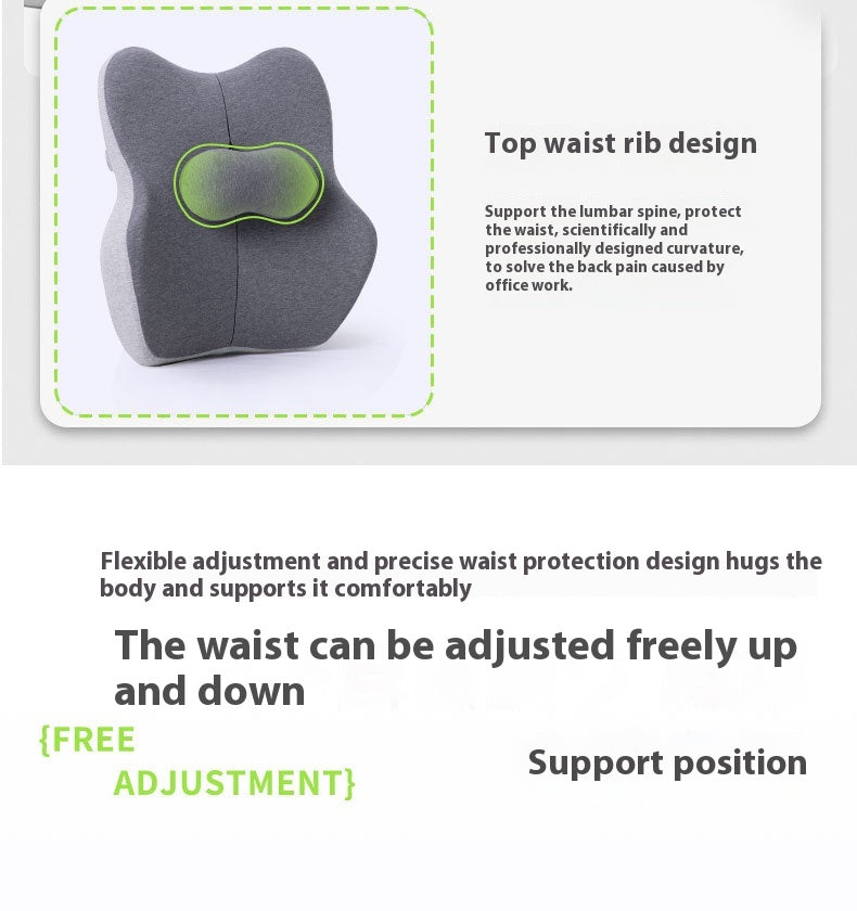 Lumbar Support Pillow Seat Back Waist Pillow Lumbar Support