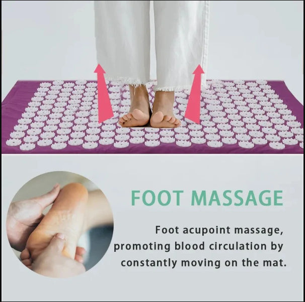 Fitness Yoga Acupuncture Mat Acupuncture Pillow Storage Bag